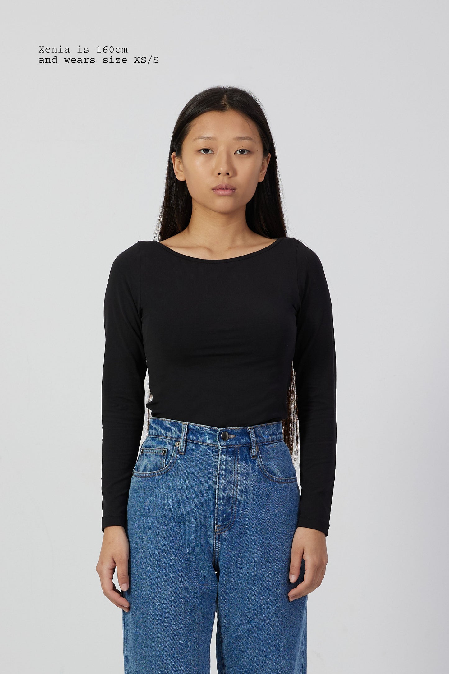 LONG SLEEVE FITTED TOP