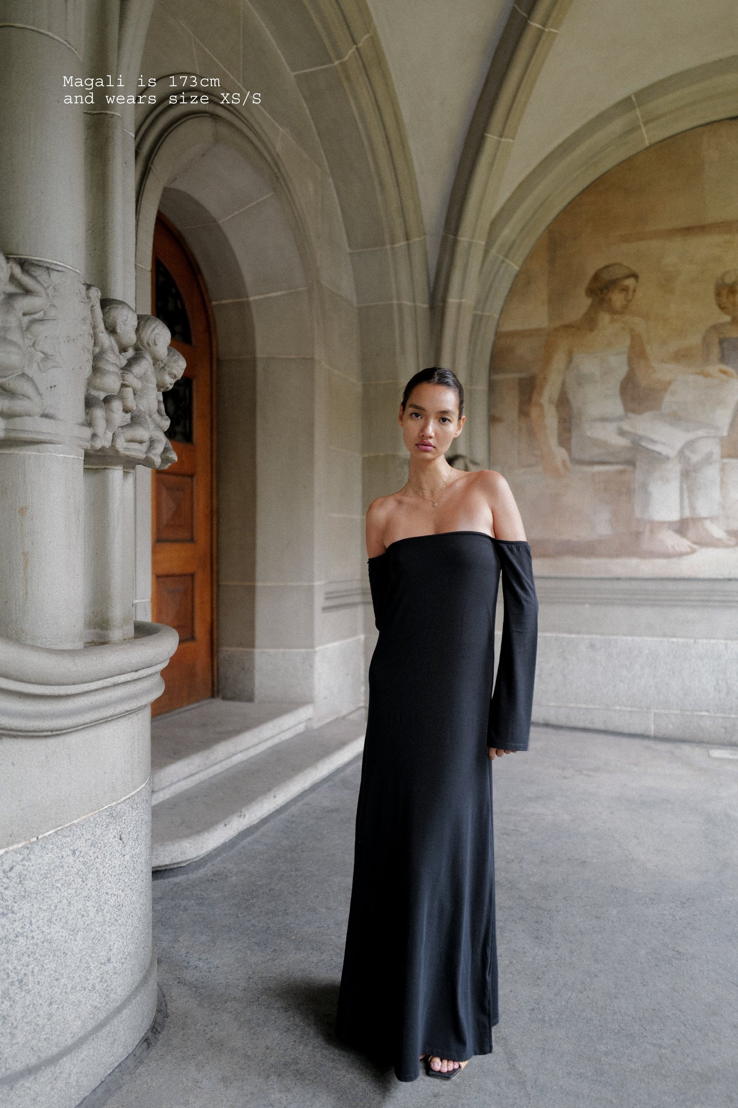 OFF-SHOULDER DRESS