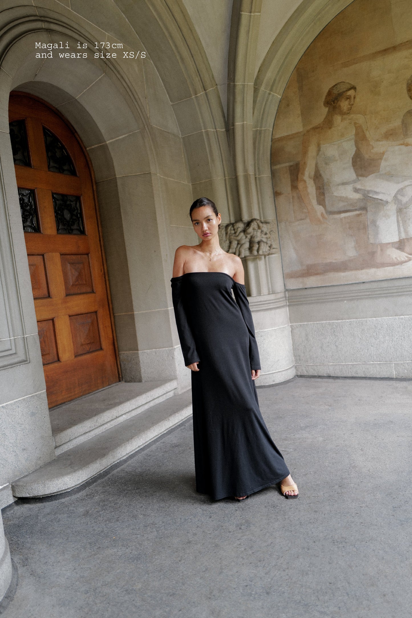 OFF-SHOULDER DRESS