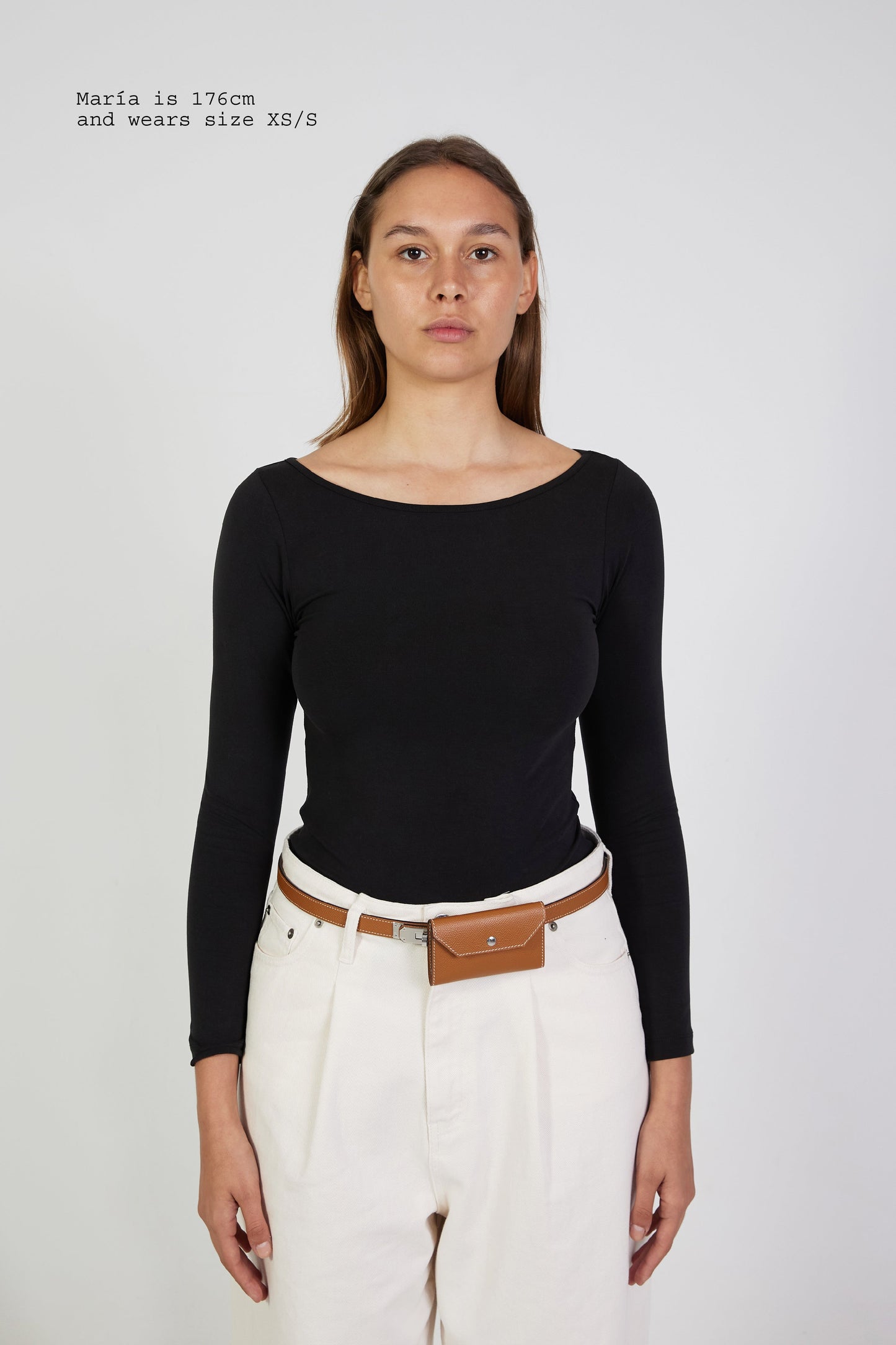 LONG SLEEVE FITTED TOP