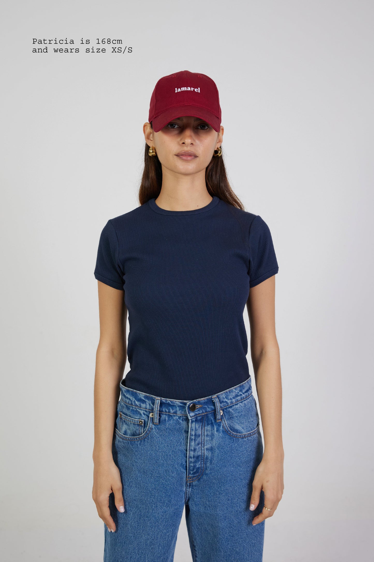 T-SHIRT RIBBED FITTED