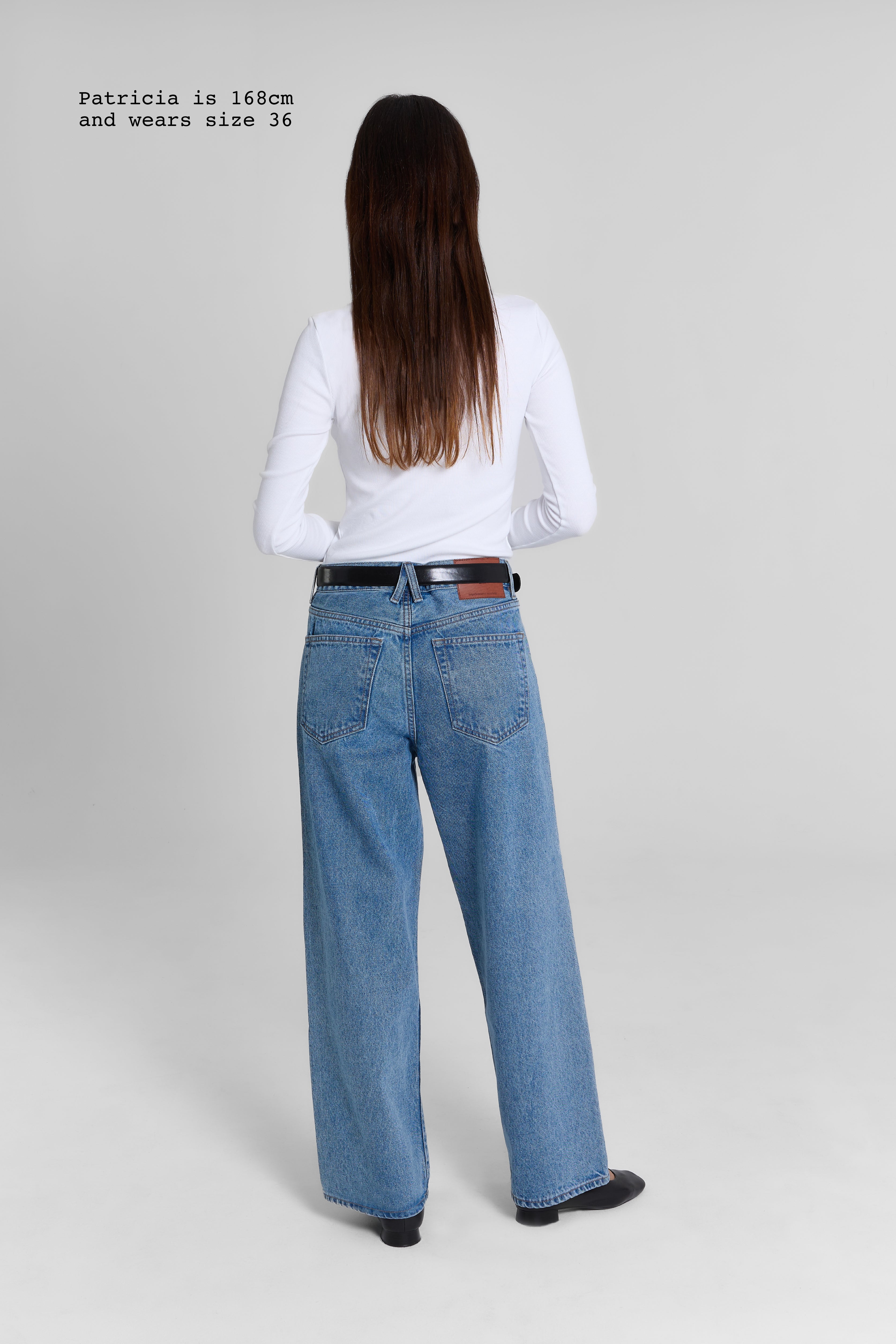 la favola ラファーボラ BAGGY PANTS CAMEL DENIM 【公式通販】