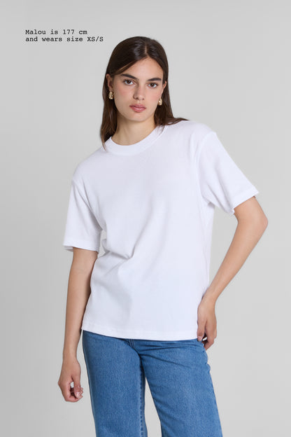 T-SHIRT RIBBED OVERSIZED