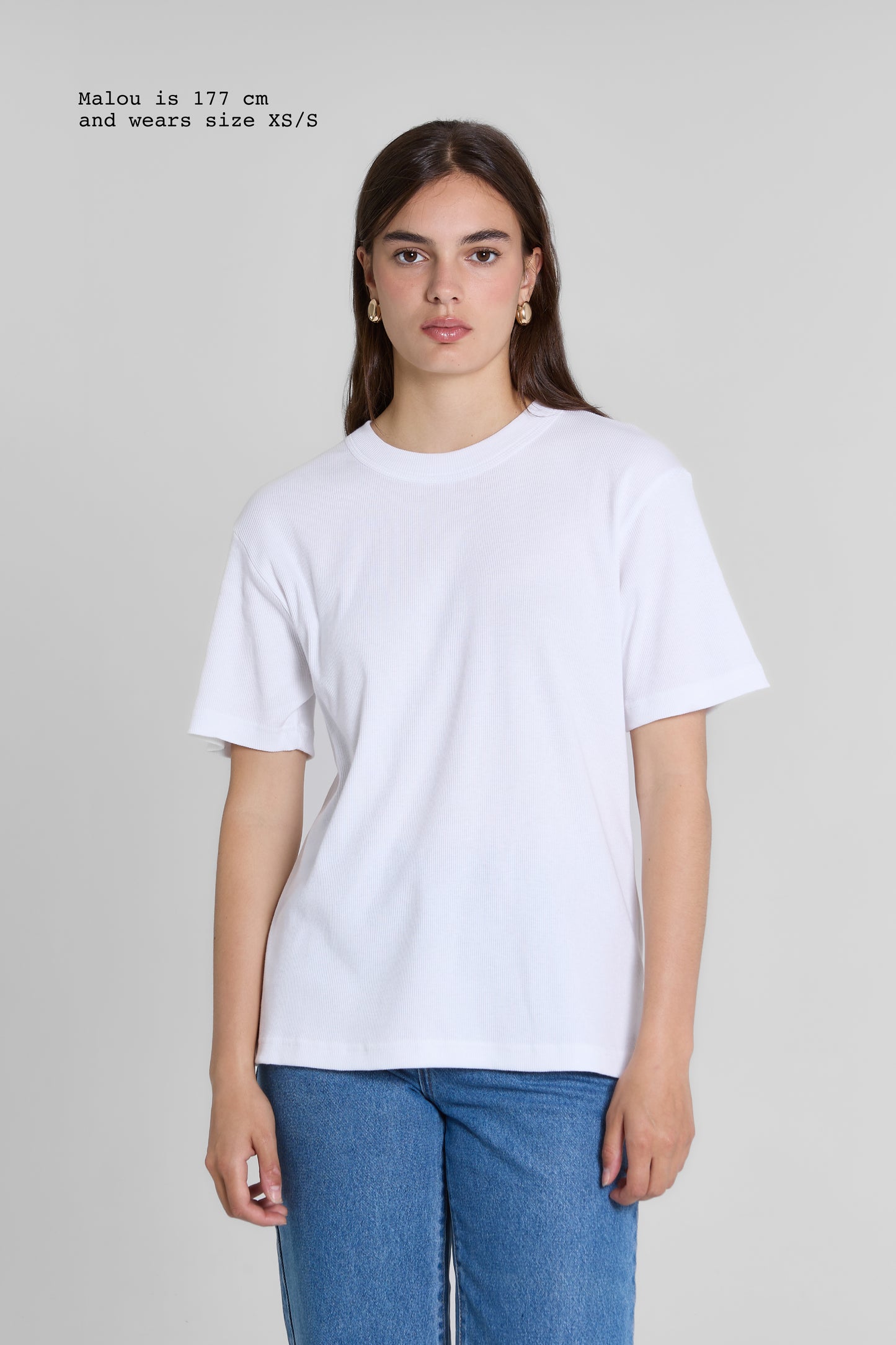 T-SHIRT RIBBED OVERSIZED