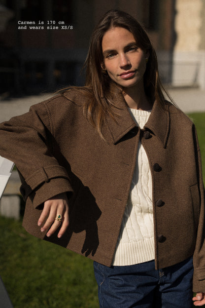 CROPPED COAT