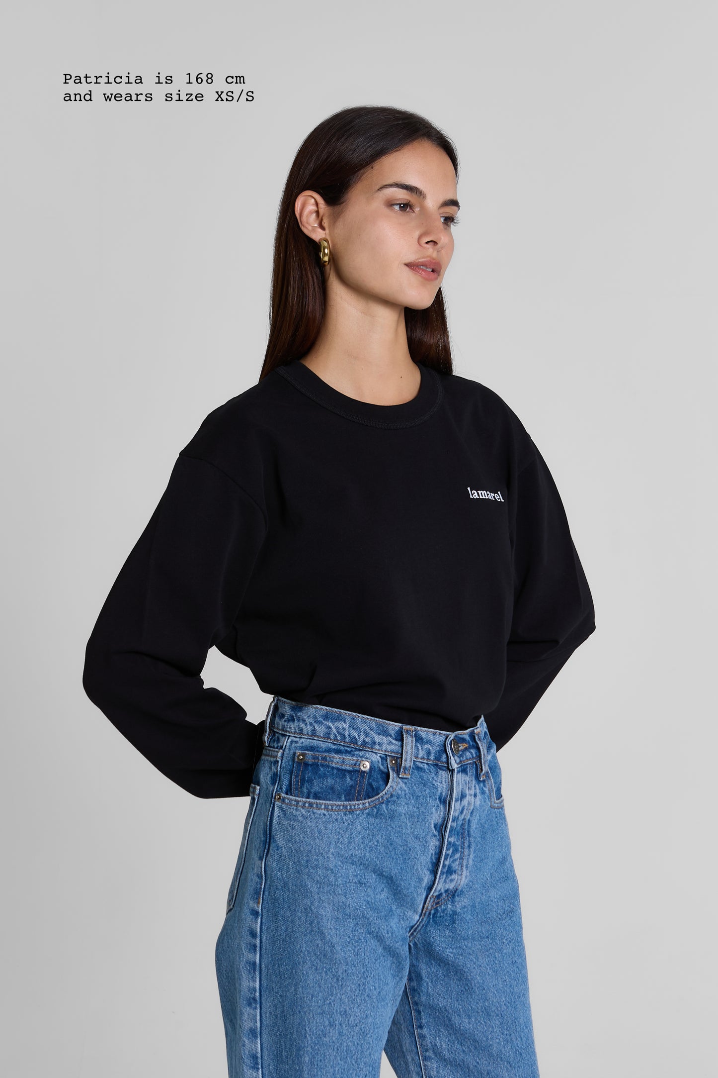 T-SHIRT OVERSIZED LONG SLEEVE LOGO