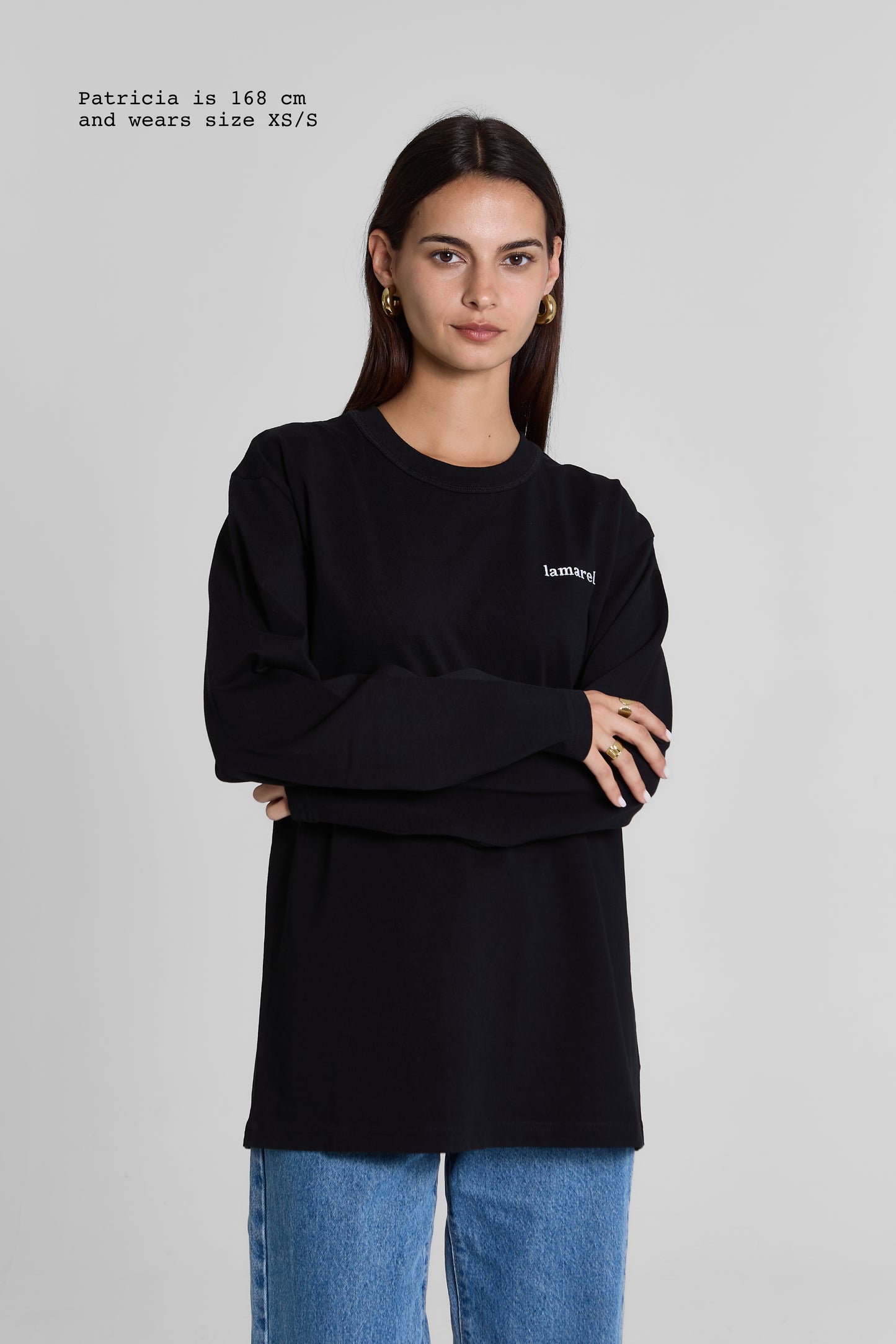 T-SHIRT OVERSIZED LONG SLEEVE LOGO