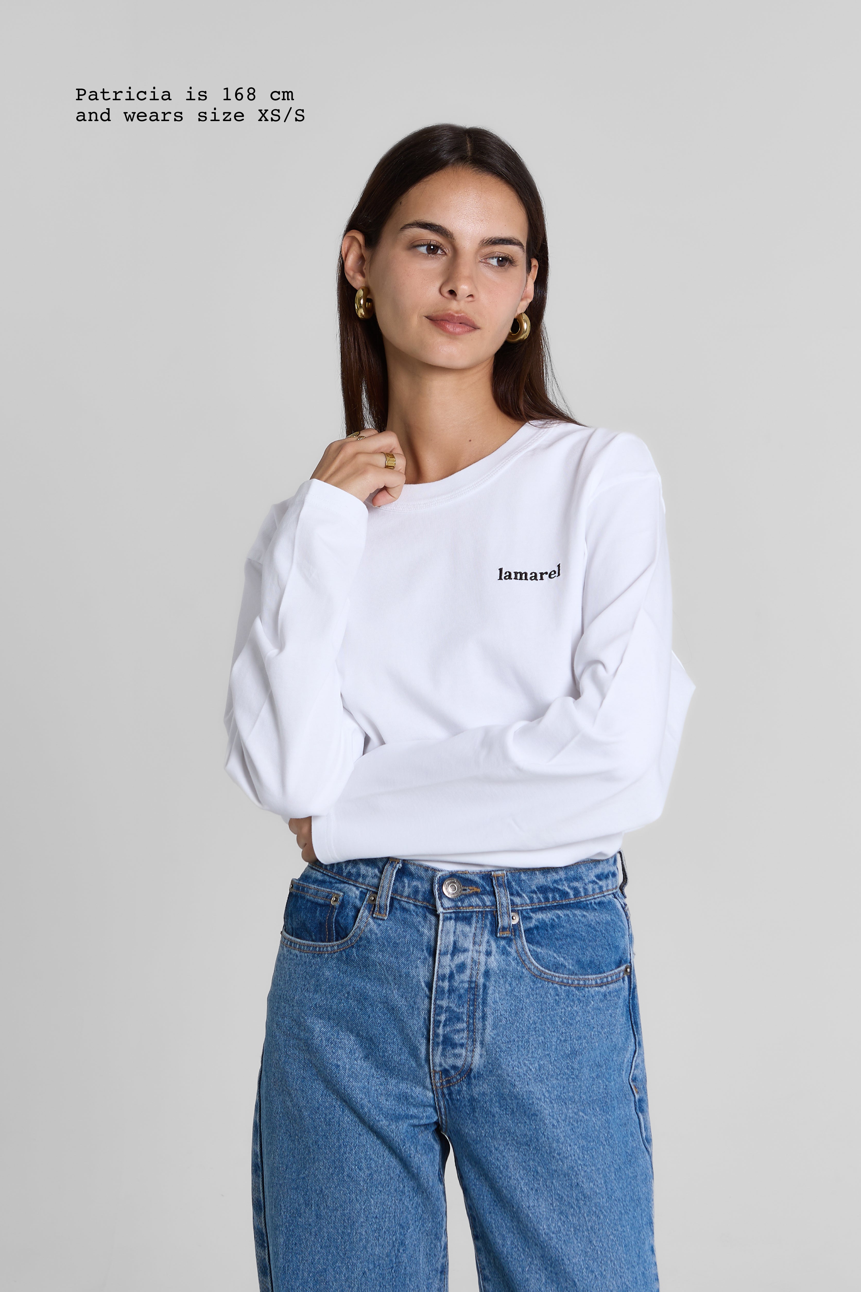 T-SHIRT OVERSIZED LONG SLEEVE LOGO – Lamarel